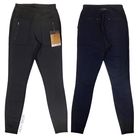 NEW North Face Paramount Hybrid Black Legging Tights - Picture 3 of 8
